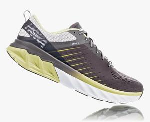 Hoka One One Men's Arahi 3 Stability Running Shoes Grey/Brown Clearance [FKWID-2897]